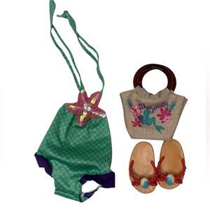 18 Inch Doll Beach Outfit.